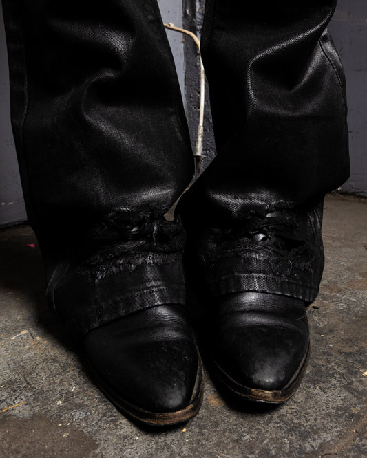 "VENDETTA" WAXED JEANS