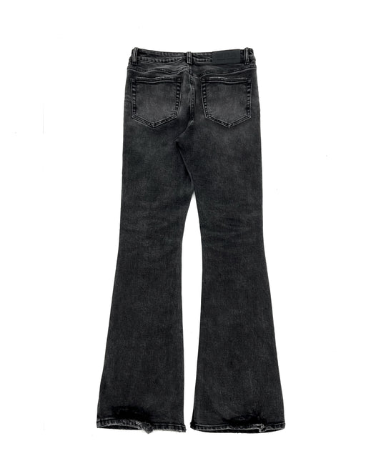FLARE JEANS (CHARCOAL)