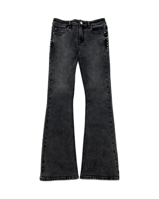 FLARE JEANS (CHARCOAL)