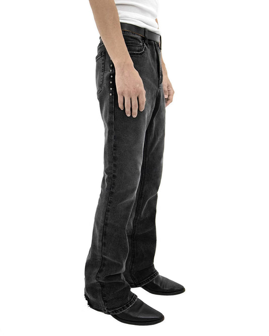 FLARE JEANS (CHARCOAL)