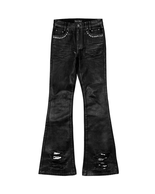 "VENDETTA" WAXED JEANS